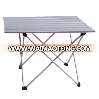 Lightweight Aluminum Tube Folding Table for Camping and Picnic